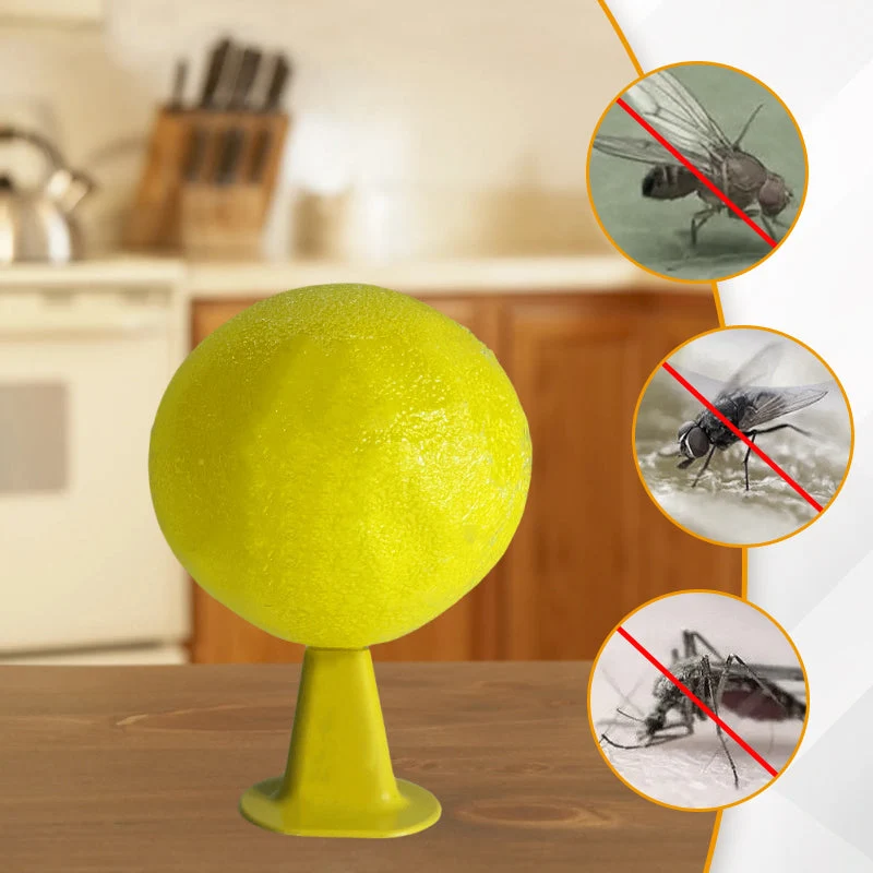 Sticky Fruit Fly Trap Ball with Stand & LED - Image 5