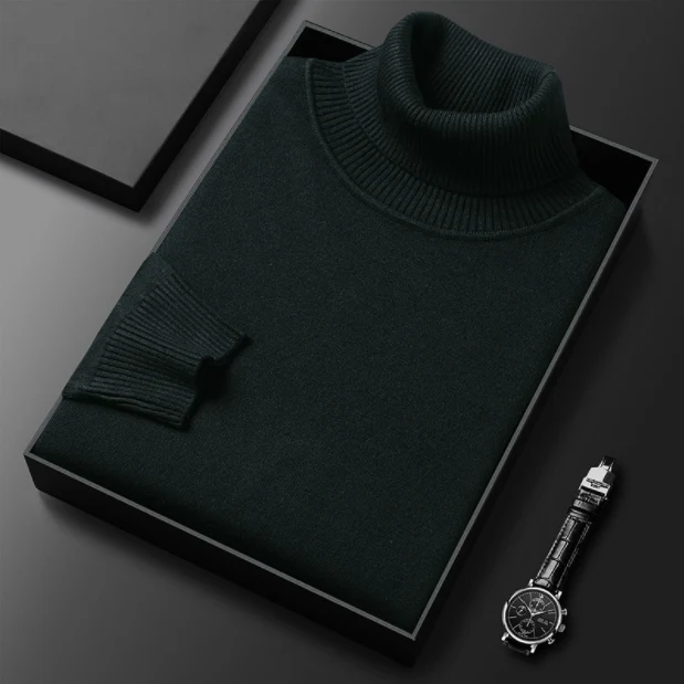🎄Hot Sales - 49% OFF🎁Men's Solid Color Premium Cashmere Sweater - Image 11