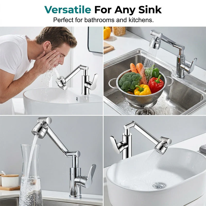 🥳2026 HOT SALE🥳💞50K+ SOLD!🚰✨ 50% OFF! 1080° Rotating Mechanical Arm Faucet – Wash hair in sink easily, no splash. Dual flow modes. Rust‑proof & modern. 🛡️💦 - Image 6