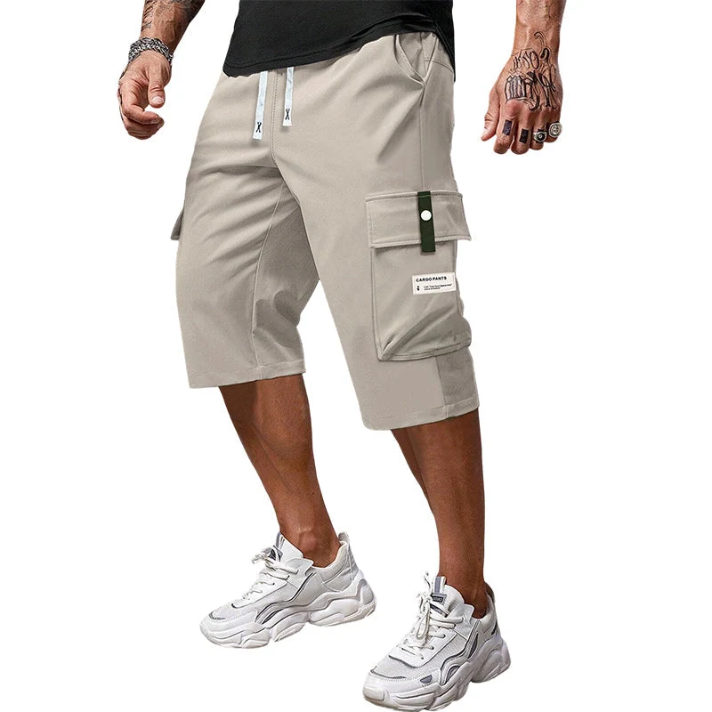 ⏳LAST DAY SALE 60% OFF !!📢Men's Casual Drawstring Capri Cargo Pants - Image 10