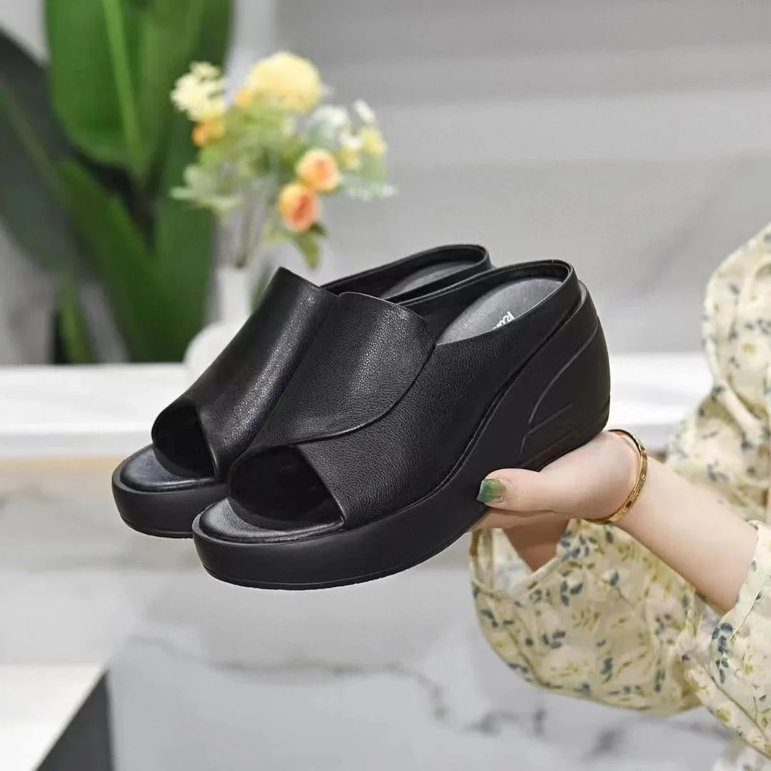 👡 50% OFF NOW! ✨ Elevation 5.5 cm Inclined Heel Sandals – Comfortable Lift, Stylish Design & Perfect for Daily Wear 🌸 - Image 6
