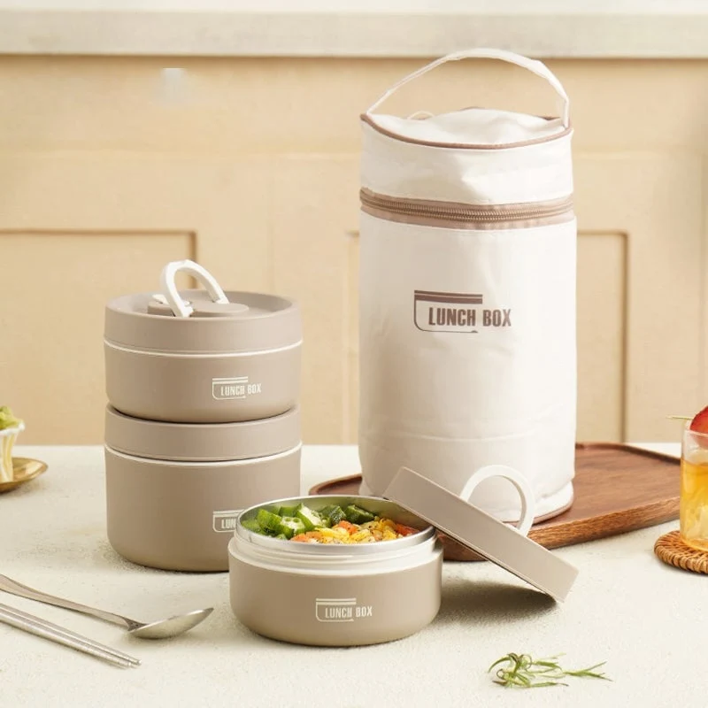 🎁Hot SALE 50% OFF🔥Microwaveable Stainless Steel Insulated Lunch Box Set - Image 40