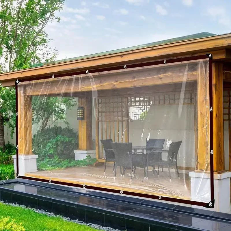 ⏳Limited-time 50% off⏰Heavy-Duty Transparent Waterproof Insulated Tarp🛡️🌧️ - Image 2