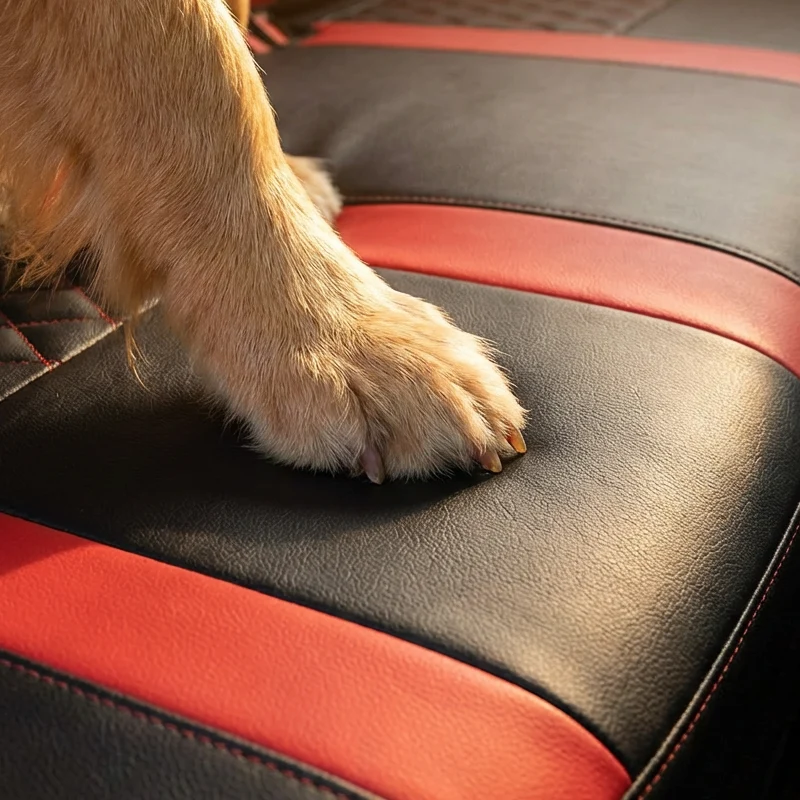 🎁🚗9-Piece Universal Fit Leather Car Seat Cover Set - Image 6