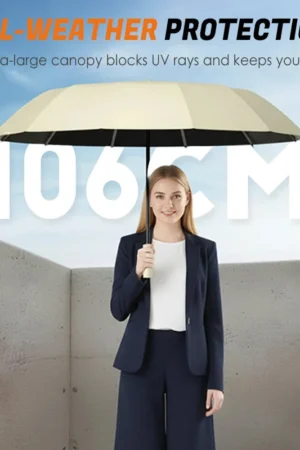 Durable Automatic Umbrella for Sun & Rain