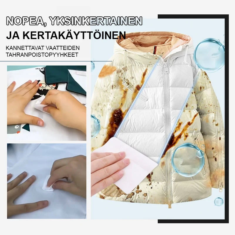 🏆Buy More Save More🎁Portable Clothing Stain Remover Wipes - Image 5