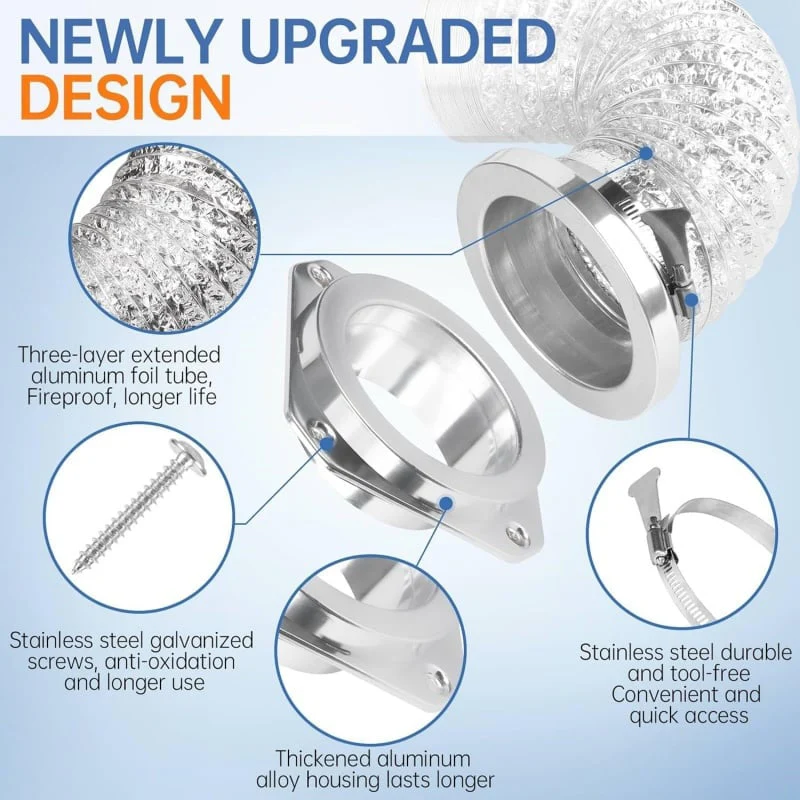 Magnetic Dryer Vent Coupling Connector Kit - Image 6