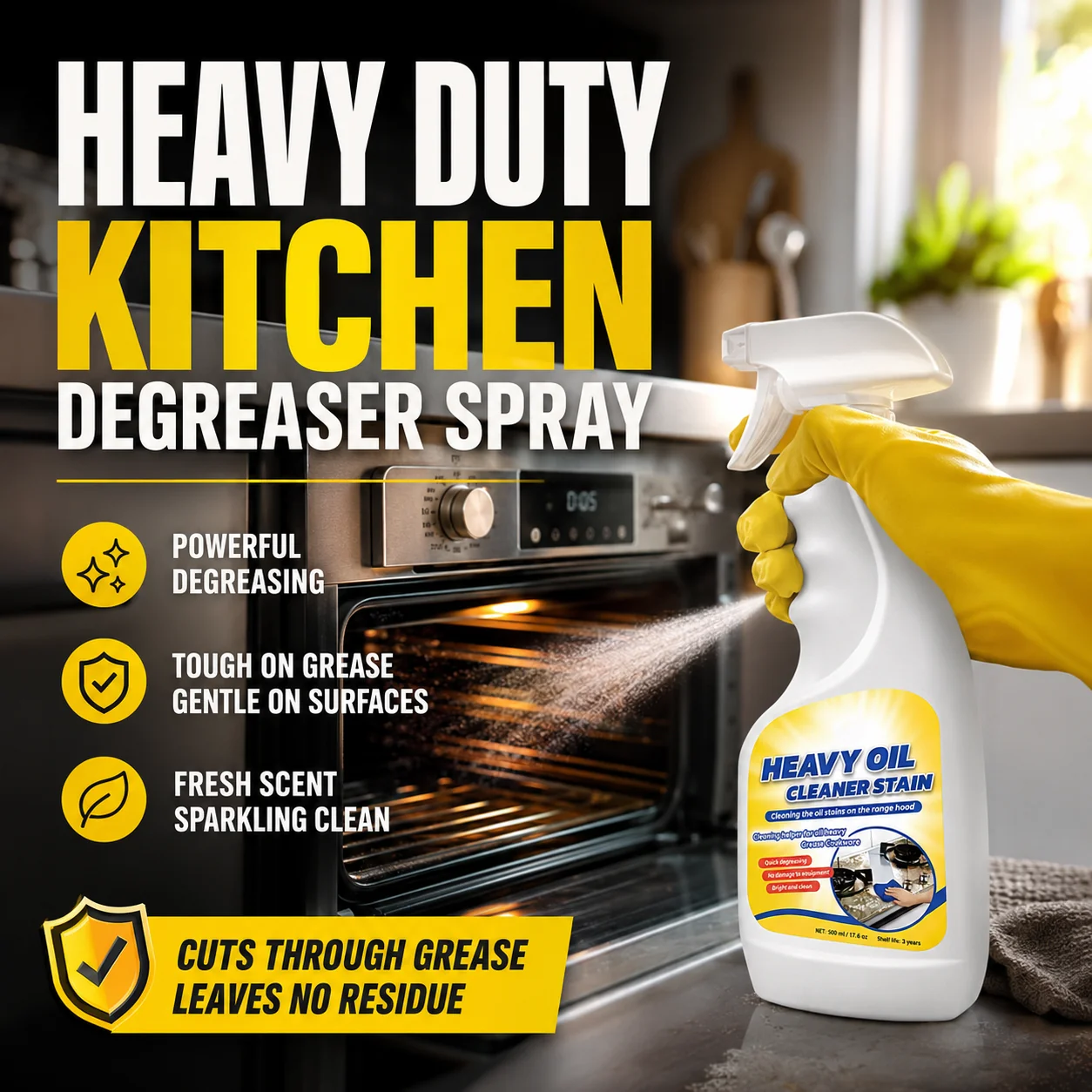 ⏳LIMITED TIME: 50% OFF! 🏆Heavy Duty Kitchen Degreaser Spray - Image 5