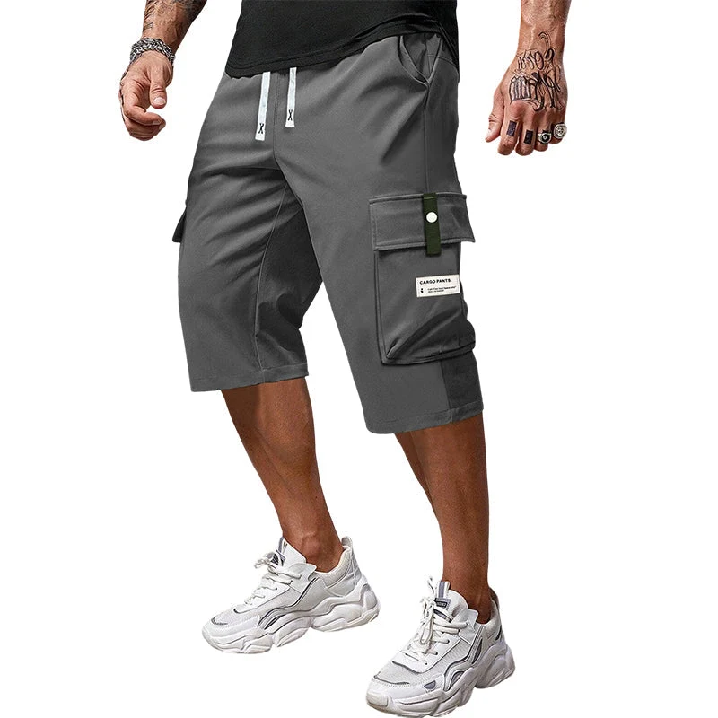 ⏳LAST DAY SALE 60% OFF !!📢Men's Casual Drawstring Capri Cargo Pants - Image 13
