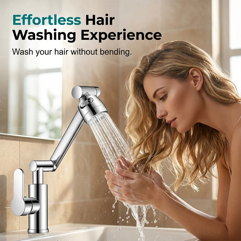 🥳2026 HOT SALE🥳💞50K+ SOLD!🚰✨ 50% OFF! 1080° Rotating Mechanical Arm Faucet – Wash hair in sink easily, no splash. Dual flow modes. Rust‑proof & modern. 🛡️💦 - Image 8