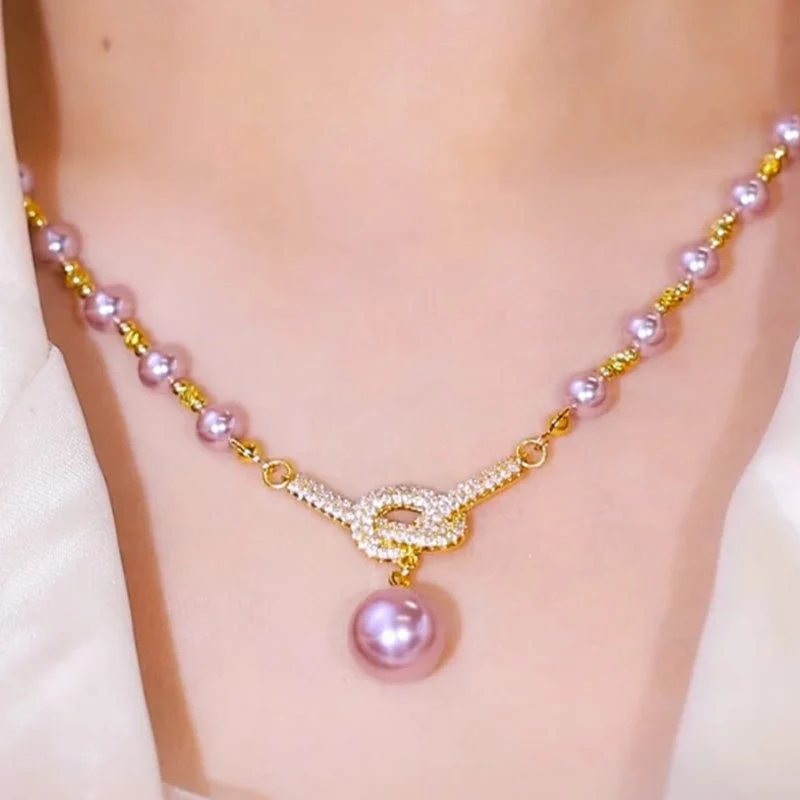 💖🎁2026 Mother's Day Gifts 50% Off--💜 Women's Pearl Necklace - Image 3