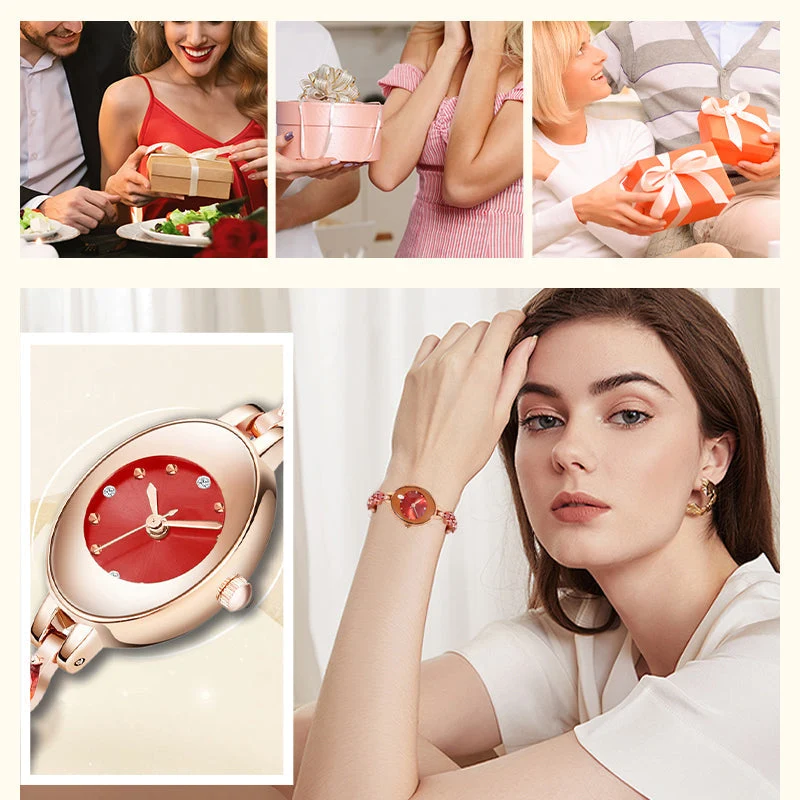 ✨2025 New Design🎀⌚Women's Colored Zircon Bracelet Watch - Image 5