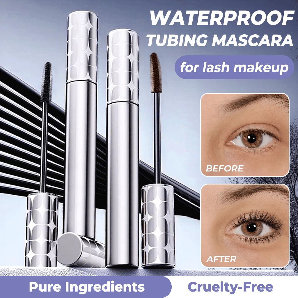 👁️✨ All-Day Beautiful Lashes, Smudge-Proof! Waterproof Fiber Mascara for Natural Volume. 💖💃