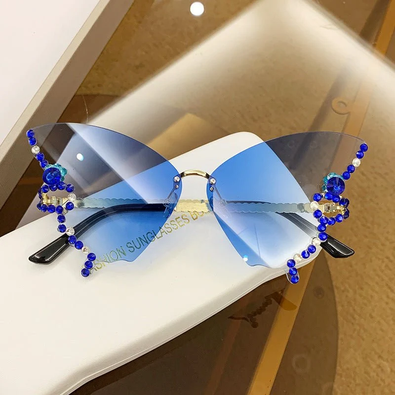 💥HOT SALE - 50% OFF🔥Diamond Butterfly Sunglasse - Image 9