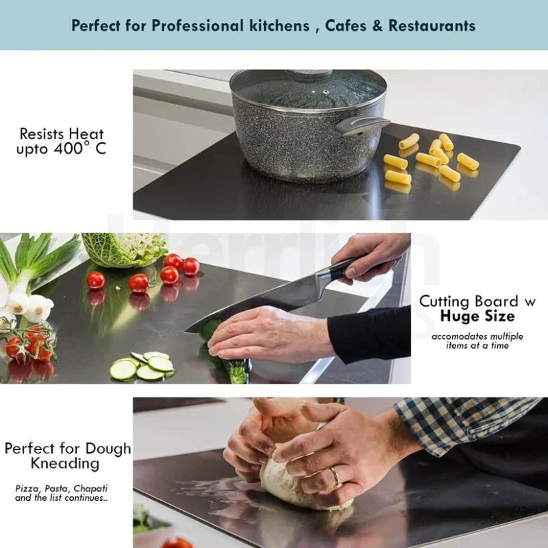 ✨ Stainless Steel Countertop Chopping Board – Hygienic, Knife-Friendly & Easy-Clean Surface 🍽️ - Image 2