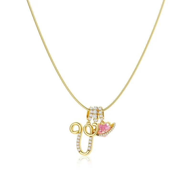 ๐2026 Mother's Day Gifts 50% Off--๐3-Layering Initial A-Z Letter Pendant Necklaces - Image 42