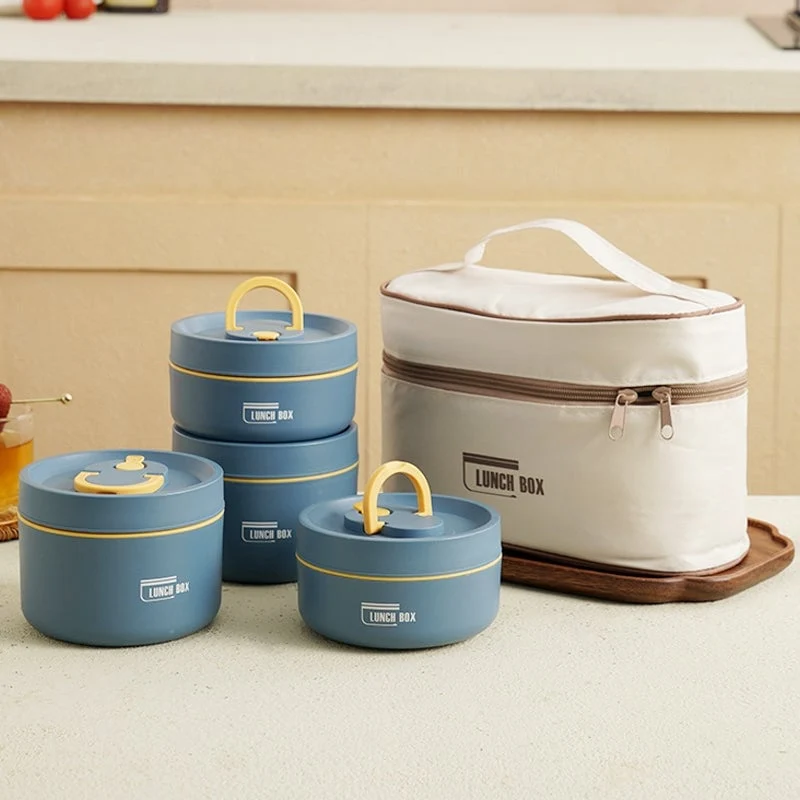 🎁Hot SALE 50% OFF🔥Microwaveable Stainless Steel Insulated Lunch Box Set - Image 42