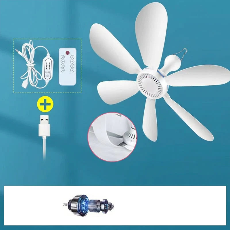 💥Hot Sales-49% OFF🔥Portable USB Ceiling Fan with 6 Blades - Image 9