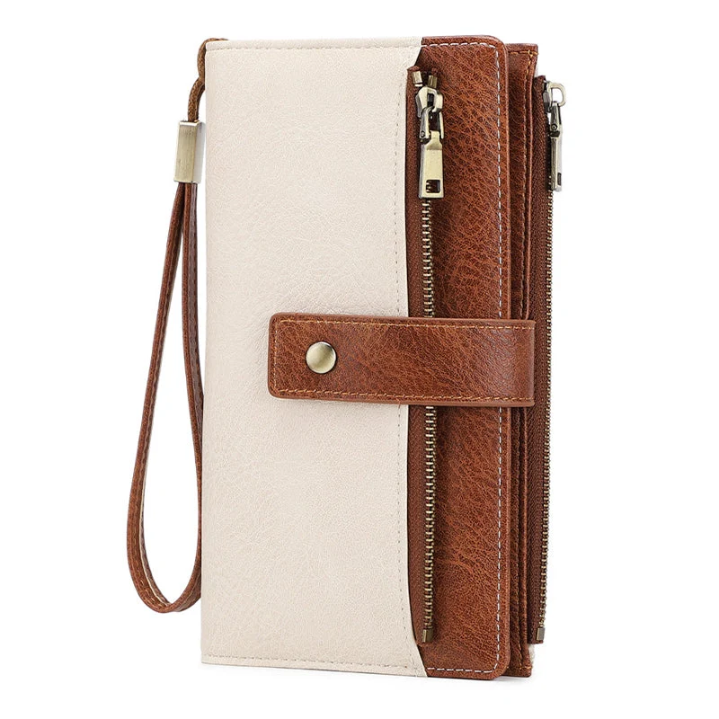 Women's Retro Style RFID Blocking Tri-fold Wallet - Image 8