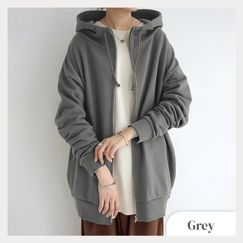 💥Limited Time Special Offer 50% off🔥Women's Autumn/Winter Zipper Hooded Sweater - Image 17