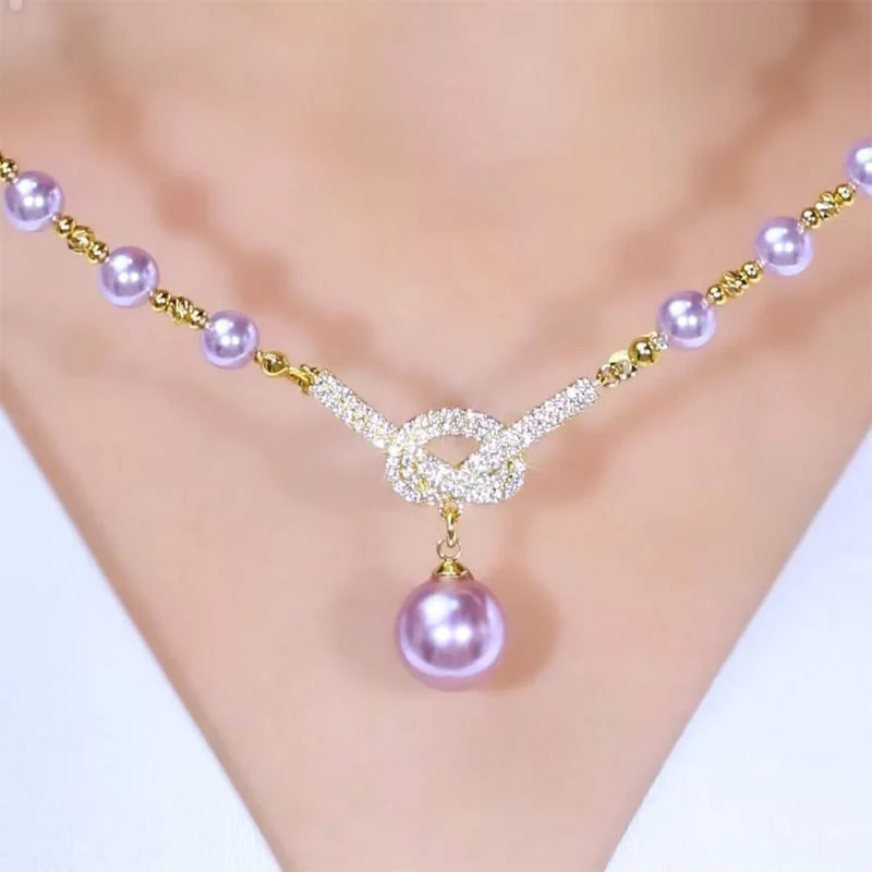 💖🎁2026 Mother's Day Gifts 50% Off--💜 Women's Pearl Necklace - Image 7