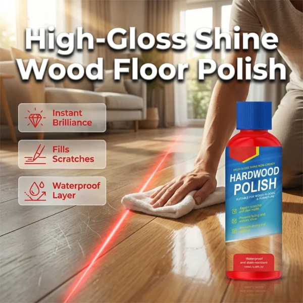 🌿 50% OFF! 🧹High-Gloss Shine Wood Polish for Floors