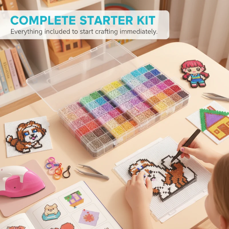 🔥50% OFF🎁Complete 96-Color Fuse Bead Craft Kit - Image 7