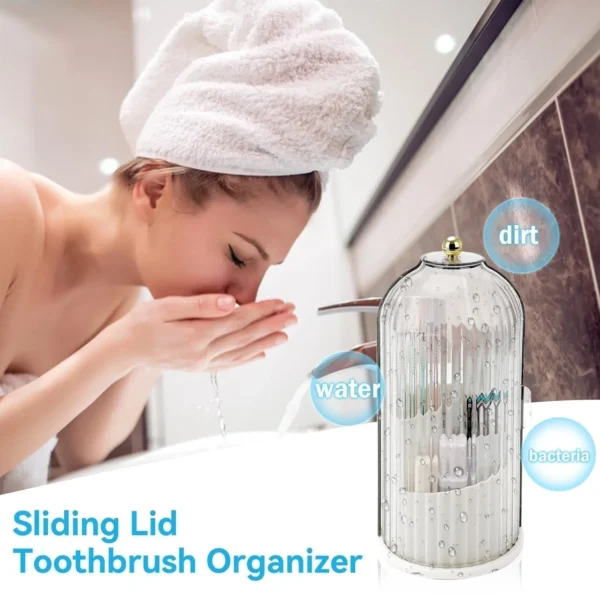 π’π’50% OFF !! β° Sliding Lid Toothbrush Organizer