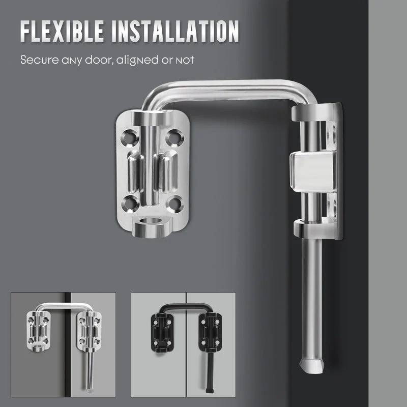 Multi-Angle Security Barrel Bolt Latch