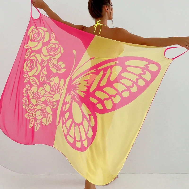 🔥Summer Hot Sale 50% OFF🦋Women's Butterfly Swimsuit Cover-Up & Dress - Image 10