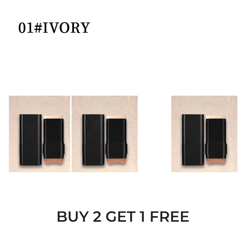 ✨ FLASH SALE: 50% OFF! 🎨 2-in-1 Foundation Stick with Built-in Brush – Airbrush Finish, Creamy & Long-Lasting 💄 - Image 14