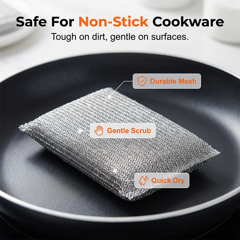 Multi-Purpose Dual-Sided Kitchen Cleaning Sponges - Image 3