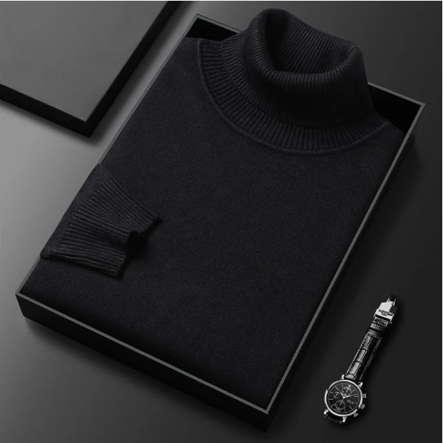 🎄Hot Sales - 49% OFF🎁Men's Solid Color Premium Cashmere Sweater - Image 6