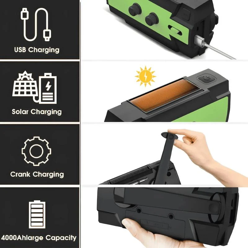 📢📢50% OFF !! ⏰All-in-One Emergency Solar Powered Radio - Image 3