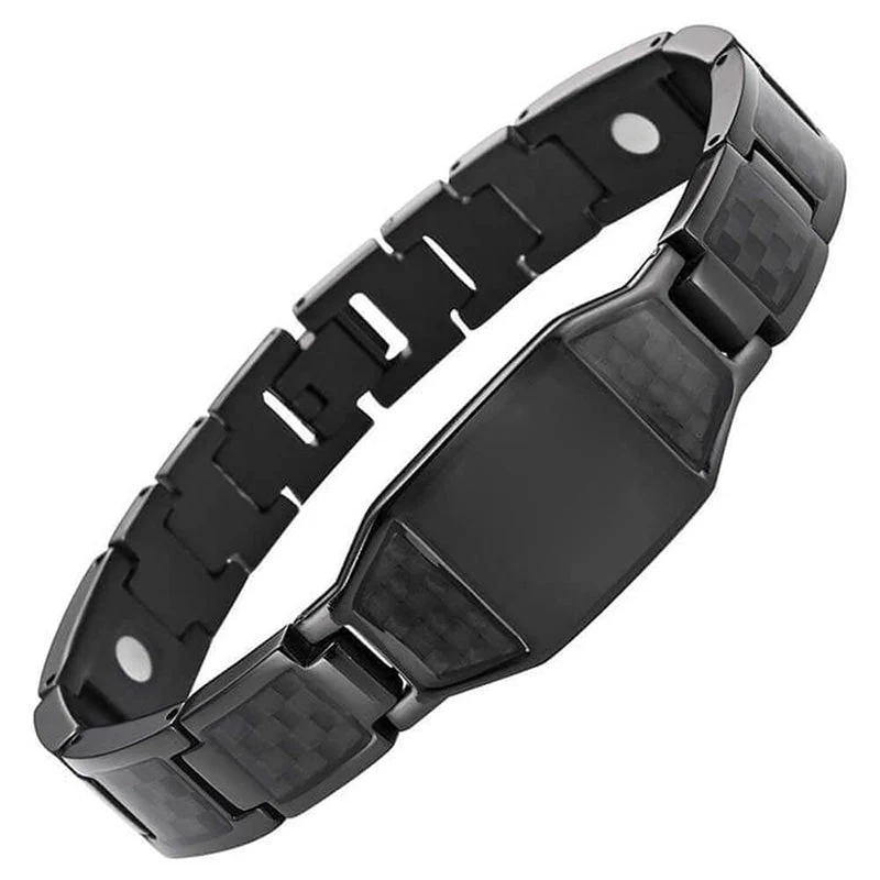 Men's Titanium Steel Magnetic Therapy Bracelet - Image 18