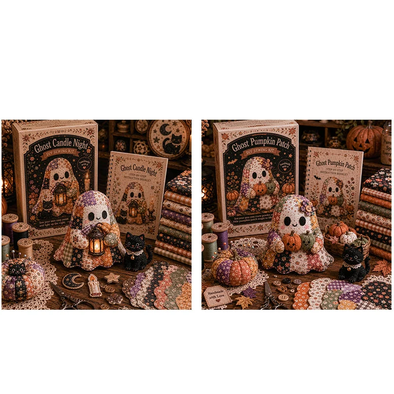 šLittle Ghost's Cozy Halloween DIY Patchwork Kit - Image 21