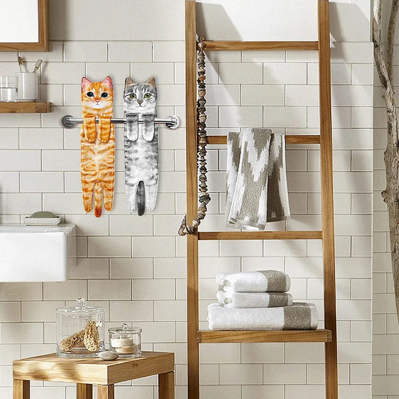 🎁Christmas Sale 49% Off🎉Cute Cat Hand Towel😺 - Image 5