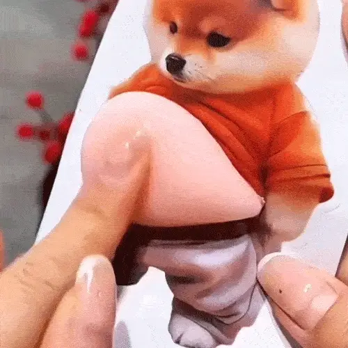 ๐50K+ SOLD! ๐ฅ๐ฅ50% OFF!๐๐3D Cute Shiba Inu Self-Adhesive Door Stopper & Stress Ball