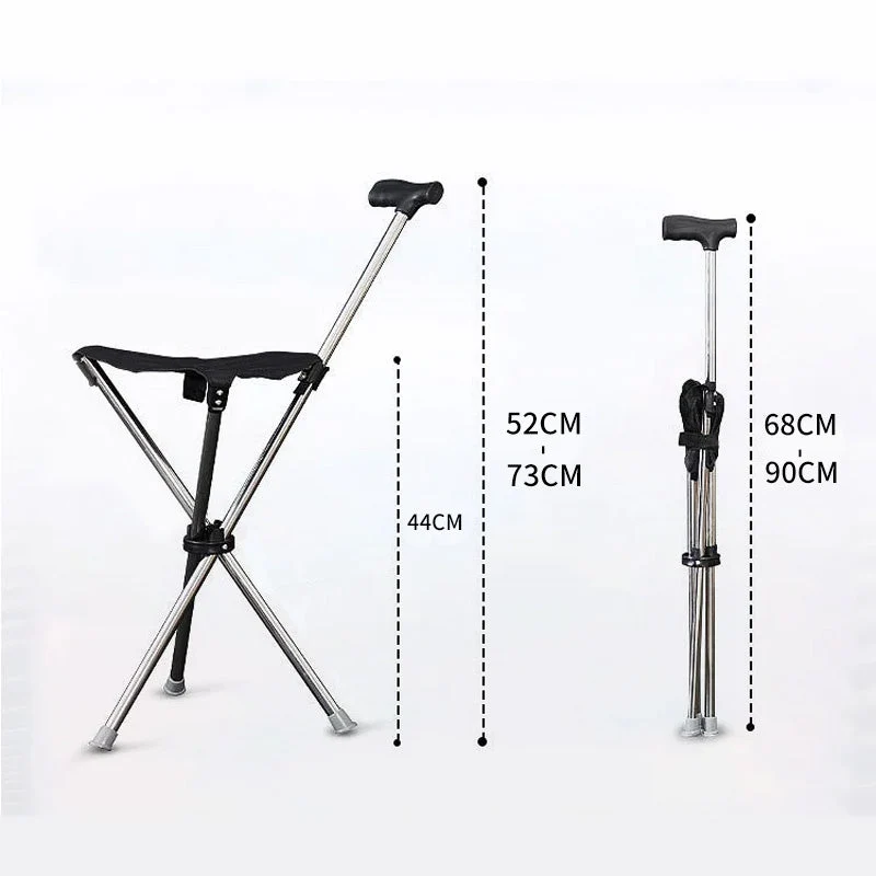 ⏳Time-Limited Special⏰2-in-1 Foldable Cane With Chair🌟 Freedom To Walk, Rest, And Explore With Ease! - Image 11