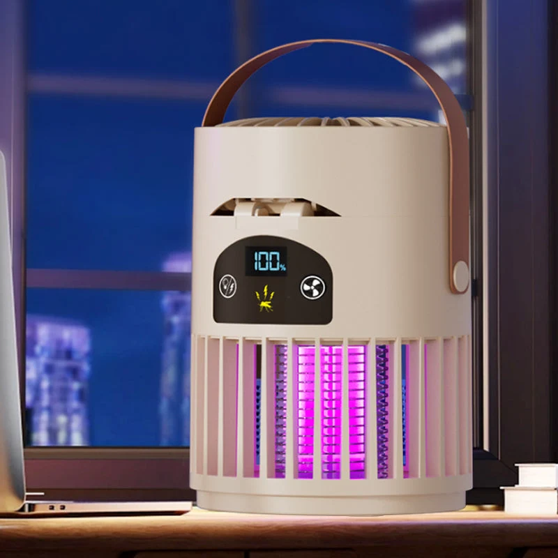 🌞Summer Sale 50% OFF🔥Portable Rechargeable Fan with UV Bug Zapper Light - Image 6