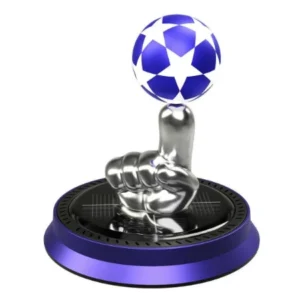 New Creative Solar Perfume Fragrance Car Solar Finger Rotating Football