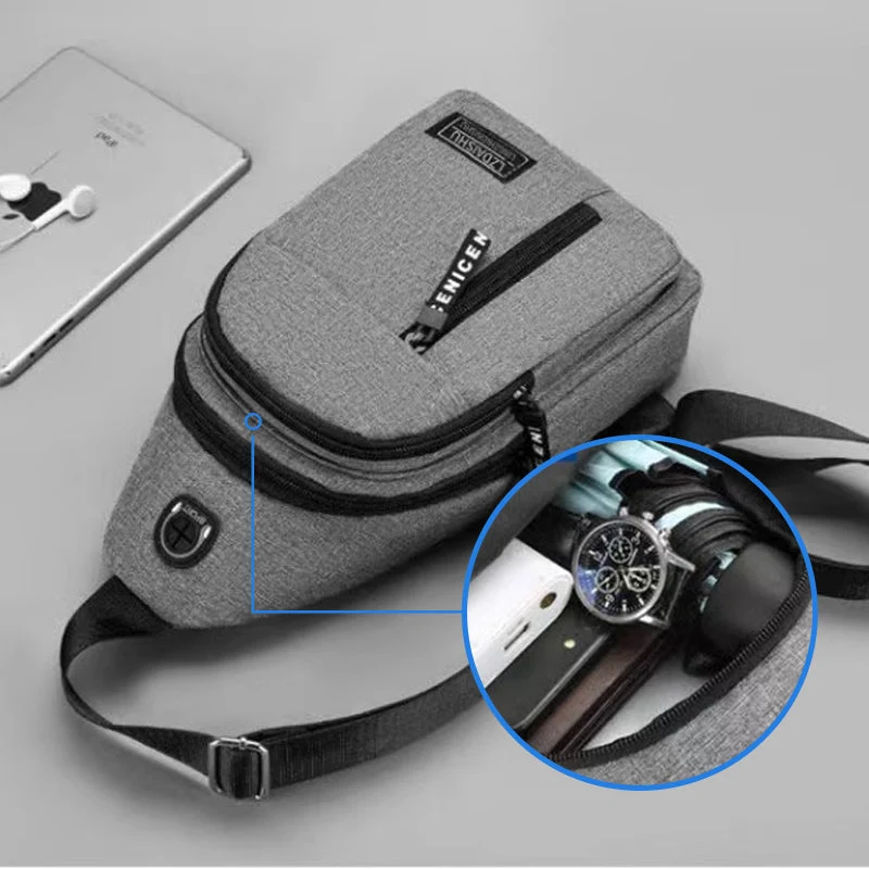 Sling Bag with USB Port - Image 6