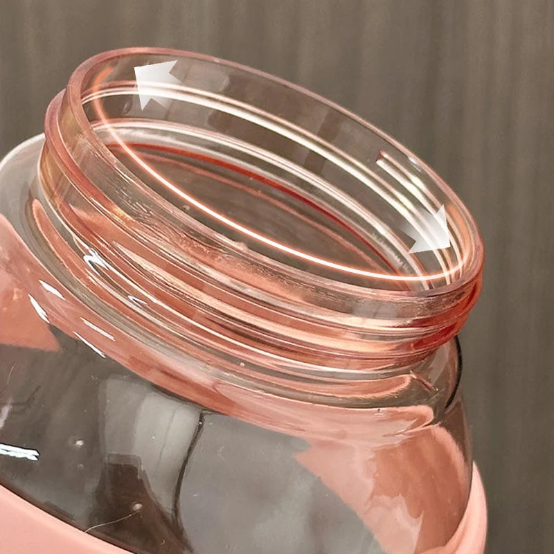 Stylish Large Capacity Sports Water Bottle with Straw - Image 4