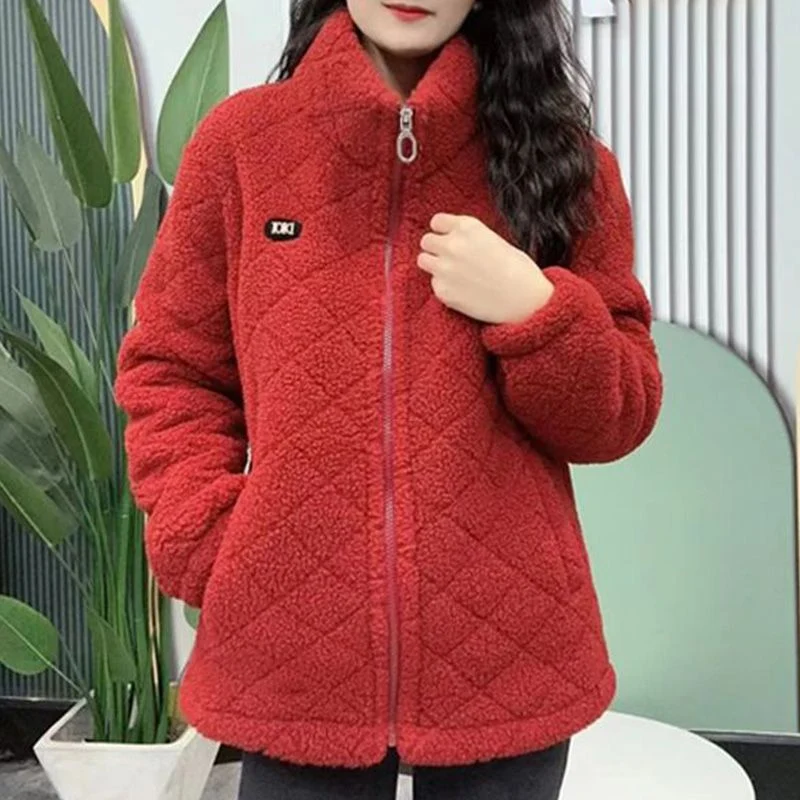 Winter Gift! Women’s Thick Faux Cashmere Thermal Coat - Image 2
