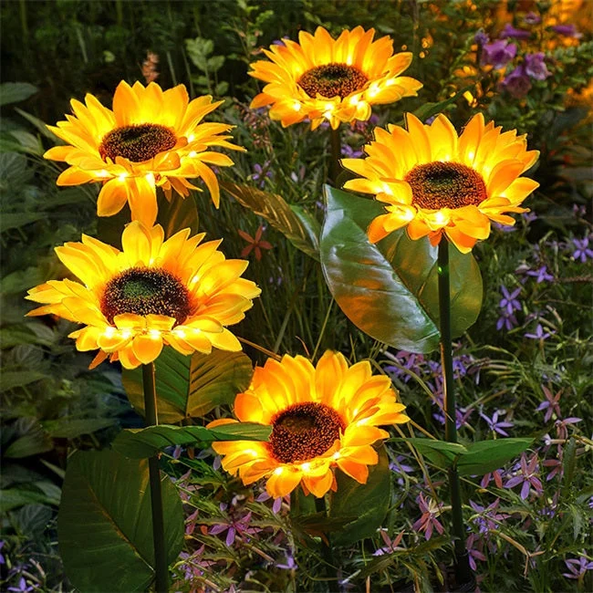 🌻46% OFF FLASH SALE ! Sunflower Solar Lights – Glowing Decor for Garden ✨🌿【Hurry Up】 - Image 8