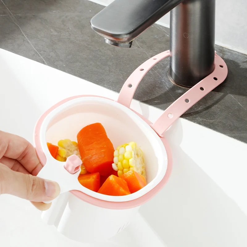 Plastic Kitchen Suction Cup Sink Drain Basket - Image 3
