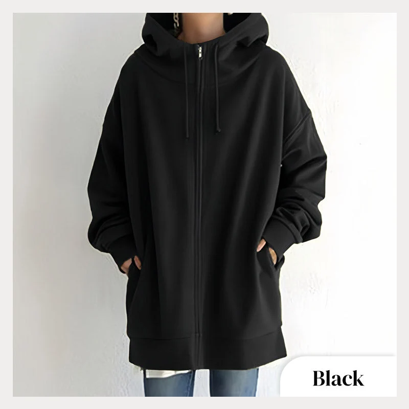 💥Limited Time Special Offer 50% off🔥Women's Autumn/Winter Zipper Hooded Sweater - Image 16