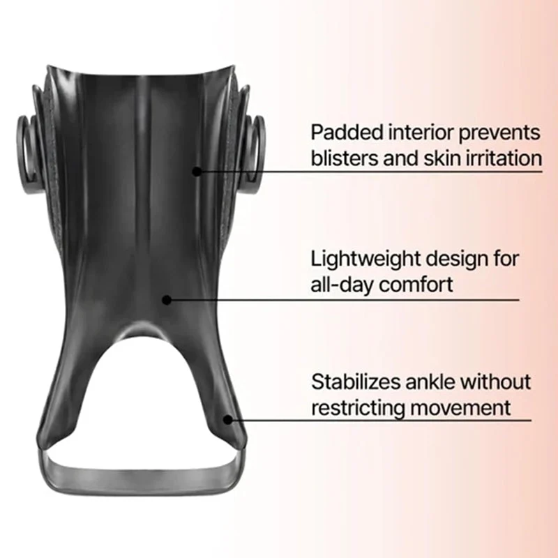 Adjustable Foot Drop Brace with Inflatable Liner - Image 4