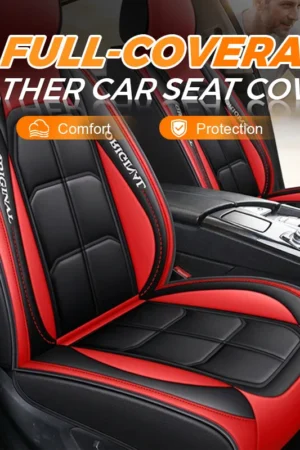 All-Season Full-Coverage Leather Car Seat Cover