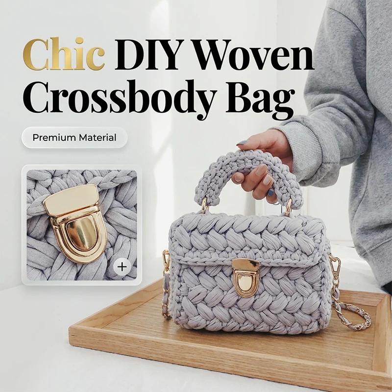 Complete DIY Crochet Bag Kit